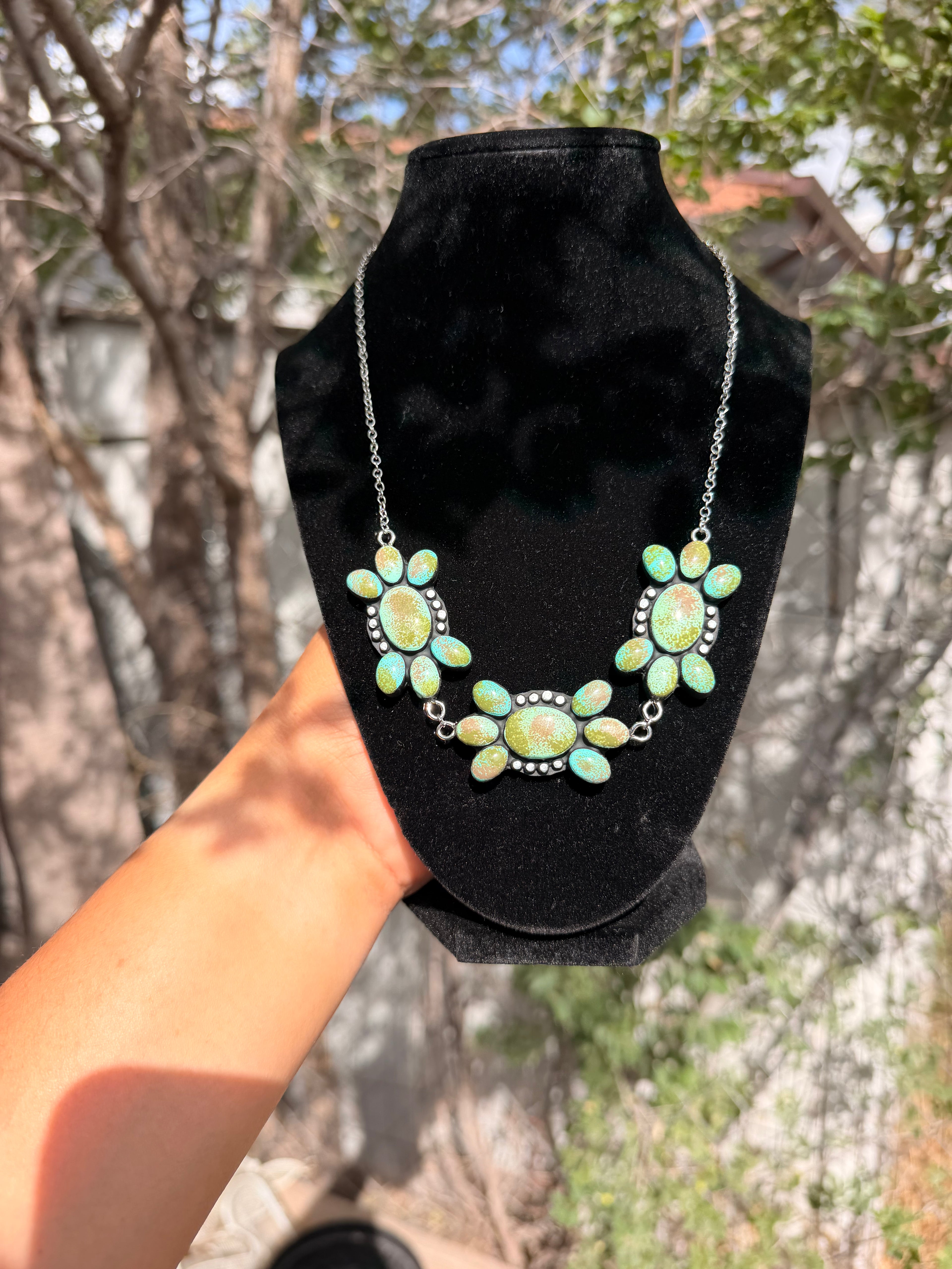 Turquoise Bloom Necklace